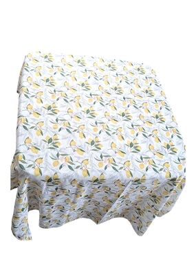 Laura Ashley Lemon Print Tablecloth